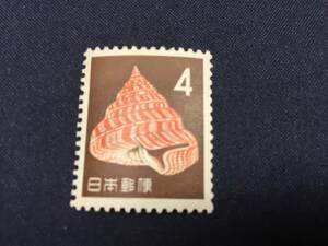 ベニオキナエビス　４円切手　未使用