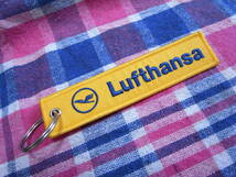 未使用　Lufthansa／ルフトハンザドイツ航空　キーホルダーフライトタグ_画像1