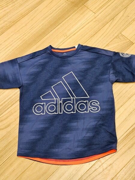 adidas Tシャツ 半袖 アディダス 半袖Tシャツ　150 紺　ネイビー