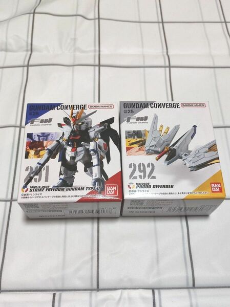 FW GUNDAM CONVERGE #25 ガンダムコンバージ ストライクフリーダムガンダム弐式＋プラウドディフェンダー