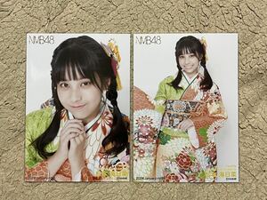 NMB48【松本海日菜】 月別ランダム生写真 2024年1月 January 2種コンプセット