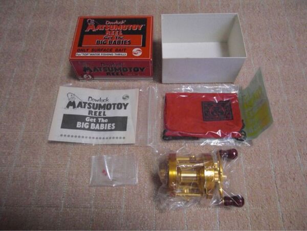 道楽・Dowluck・マツモトーイ・MATSUMOTOY A-2000・金+ハンドルノブ木目(新品・未使用・デッドストック))