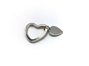 TIFFANY&Co. Tiffany Open Heart charm tag SV925 silver key ring key case 