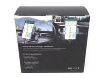 Automatic Wireless Car Charger Qi オート ワイヤレス カーチャージャー スマホ ホルダー マグネット 携帯充電器 充電 車載 吸盤 USB_画像2
