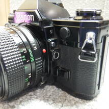 TA82 Canon キヤノン AE-1 フィルムカメラ 一眼レフ / レンズ FD 50mm 1:1.8_画像9