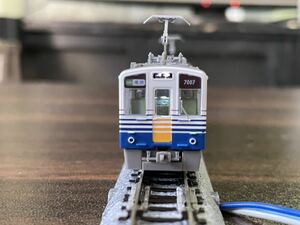 【動力化・ヘッドライト点灯化・室内灯組込】トミーテック 鉄道コレクション えちぜん鉄道 MC7000形 2両セットB 