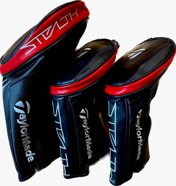 テーラーメイドTaylorMadeステルスstealthゴルフヘッドカバーセット新品未使用#SIM#メンズドライバー#フェアウェイ