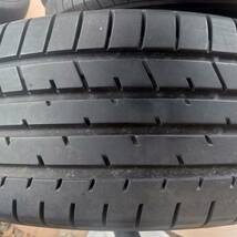 225/55R19トーヨー夏タイヤトヨタ純正アルミホイールセットきれいめハリアーZグレード　7J+35_画像7