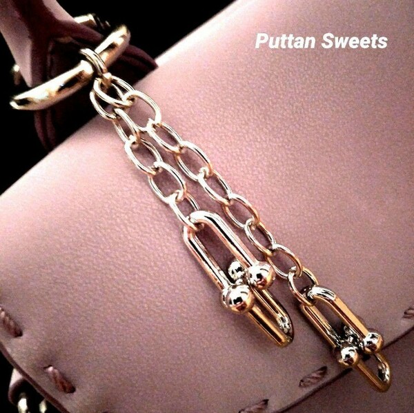【Puttan Sweets】ハードウェアリンクキーホルダー515シルバー
