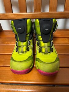 CP304 アシックス 限定色 限定カラー ウィンジョブ ボア BOA 安全靴 作業靴 ネオライム 26.5㎝ ASICS