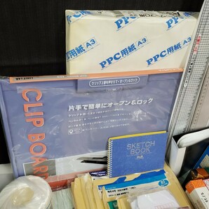 ◇中古/未使用保管品あり/ファイル/campus/ノート/ファイル/文房具/ハイメッシュインク/封筒/バインダー/ホワイトボード/定規/165-10の画像8