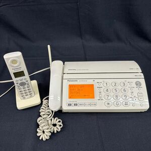 ◆中古 Panasonic/パナソニック パーソナルファックス 電話機 親機 KX-PW320-W 子機 KX-FKN526-W 163-70