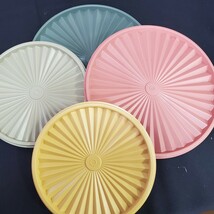 ◇ 中古 タッパーウェア Tupperware 保存容器 蓋付き バケツ 収納 丸型 165-41_画像5