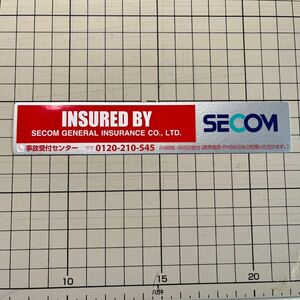 SECOM automobile guarantee seal sticker se com 