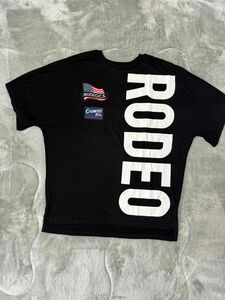 未使用　RODEO CROWNS オーバーTシャツ　フリーサイズ　ブラック