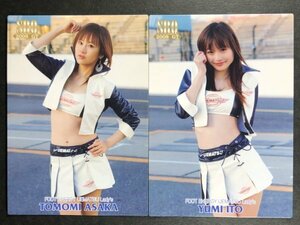 朝香 ともみ　伊藤 結美　SRQ 2008 GT　18・19　2枚セット　レースクイーン グラビア アイドル トレカ トレーディングカード　