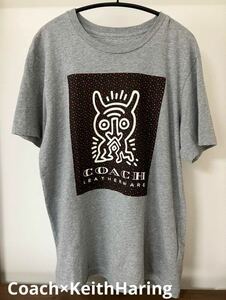 Coach×KeithHaring コーチ×キースへリング　Tシャツ グレー