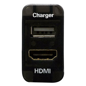 品番U07 ANHM/NH10系 アルファード HDMI入力+USB電源・充電ポート スイッチホールパネル 最大2.1A トヨタB