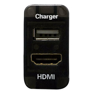 品番U07 S500/510P ハイゼットトラック センターパネル側 HDMI入力+USB電源・充電ポート スイッチホールパネル 最大2.1A トヨタB