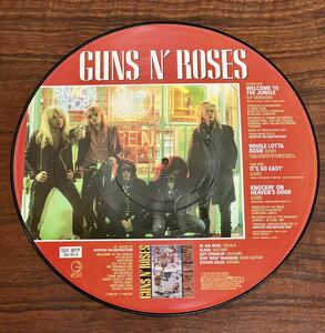GUNS ’N' ROSES WELCOME TO THE JUNGLE 12インチ　ピクチャーディスク
