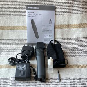 パナソニック　Panasonic　ボディトリマー ボディトリマー 黒 ［1枚刃 /AC100V-240V］　ER-GK82-K