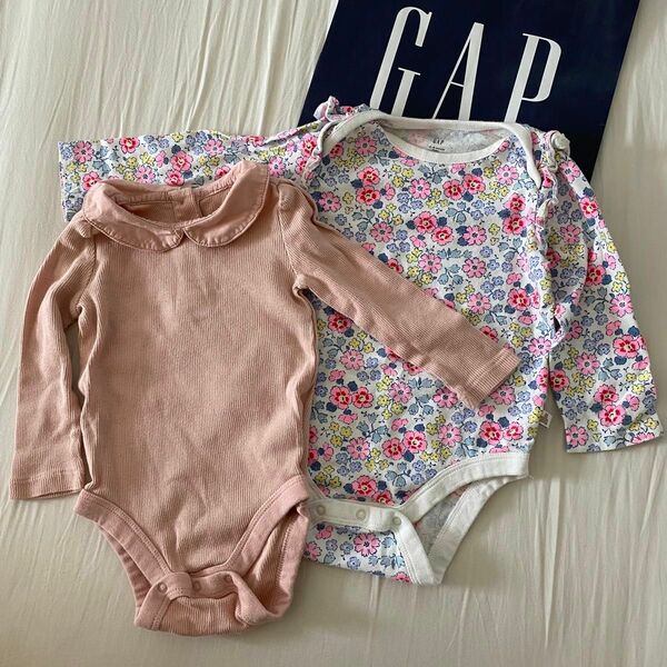 baby GAP ロンパース 80 2枚セット ボディシャツ