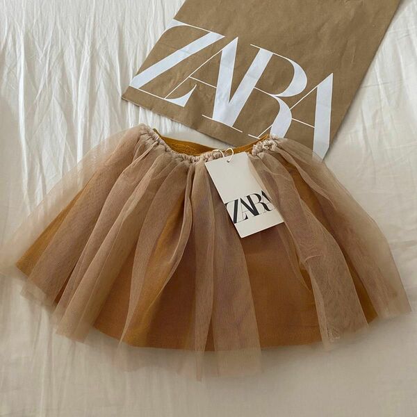 新品未使用 ZARA スカート 80 チュール