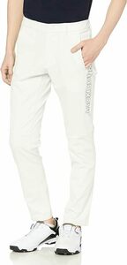  прекрасный товар JUCK BUNNY Jack ba колено мужской длинные брюки белый боковой Logo графика / Golf 