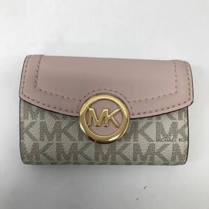 35667 0506Y MICHAEL KORS マイケルコース キーケース レザー MKロゴ 