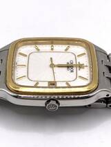 【7775】現状不動 SEIKO CREDOR セイコー クレドール 8J82-5A10 白文字盤 18KTベゼル 腕時計 メンズ デイト_画像5