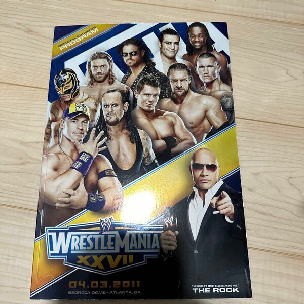 WWE WRESTLEMANIA XXVII/HALL OF FAME 2011 プログラム