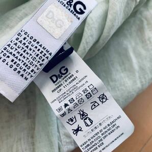 【新品】ドルチェ&ガッバーナ D&G 薄手 シアー デザイン 長袖 シャツ 綺麗の画像6