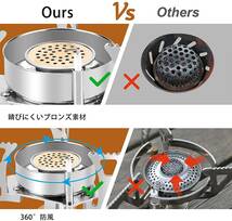 シングルバーナー CB缶OD缶対応 折りたたみ式 変換アダプター付き_画像5