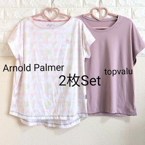 Arnold Palmer ツルサラＴシャツ 2枚Set