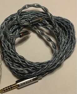 美品 NICEHCK 2pin 4.4mm BlueCat 銀メッキ銀銅合金