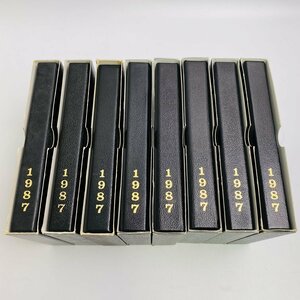 1 jpy ~ 1987 year Showa era 62 year general proof money set 8 point summarize face value 5328 jpy year . board have commemorative coin memory money through . coin COIN structure . department P1987_8