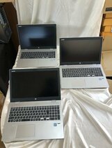 ●HP ノートパソコン ProBook650 G4 中古品 IntelCore i7-8550U SSD256GB 3台セット キーボード不良 電源欠品 ジャンク品②_画像1