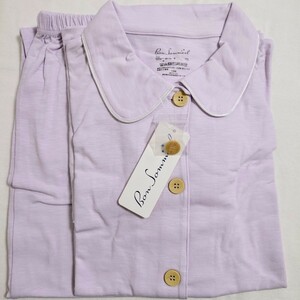  postage 520 jpy * lady's pyjamas *M size * long sleeve length pants * lavender 
