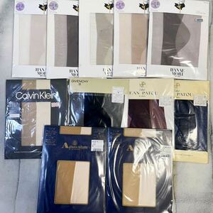 送料520円★ジャンク ブランドパンスト★11点まとめて★アクアスキュータム ジバンシィ カルバンクライン他★