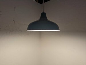【美品】 IDEE イデー KULU LAMP 2.3万 ペンダントライト 18年製 天井照明 リビング照明 ブルー インテリア