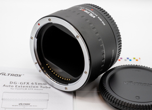 フジフィルム GFX用接写リング　VILTROX DG-GFX 45mm オートエクステンションチューブ