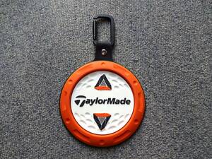 ◆ TaylorMade テーラーメイド ネームプレート TP 5pix、TP5x pix / 未使用品 /　■サイズ：直径=10.7cm　■カラー：オレンジ/白/黒