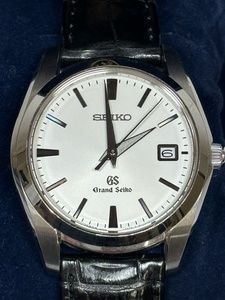 SEIKO Grand Seiko セイコー グランドセイコー GS 9F62-0AB0 SBGX095 レザーベルト メンズ腕時計 外箱あり