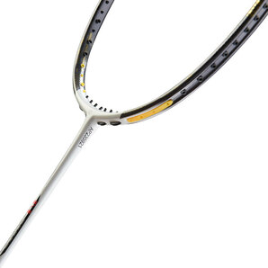 ◆送料込◆apacs◆N-FORCE III WHITE/GREY◆4U◆POWER＆CONTROL◆6.4mm◆MAX38LBS◆バドミントンラケット◆白グレー