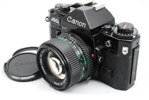 【シャッター鳴き無し】★キャノン・モルト新品交換済★ Canon A-1 #0248 + CANON LENS NEW FD 50㎜ f/1.4 #0686