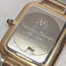 Valentino Moradei バレンチノモラディ アナログ クォーツ ゴールド シルバー 腕時計 不動品 コレクション ジャンク nmx-1009_画像5