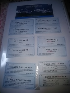 B・東海汽船優待券10枚１冊サービス券各2枚(２０２４年４月1日から２０２４年９月30日）