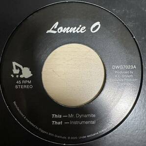 LONNIE O - MR. DYNAMITE / MR. DYNAMITE INSTRUMENTAL 7インチ