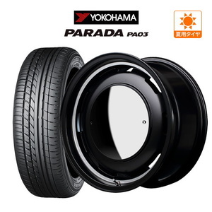 サマータイヤ ホイール 4本セット MID ガルシア シスコ MOON YOKOHAMA パラダ PA03 165/55R14