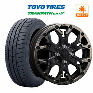 サマータイヤ ホイール 4本セット クリムソン MG ゴーレム Jr. TOYO トランパス mp7 165/65R15 タフト 等